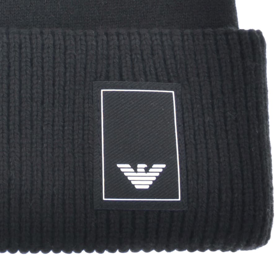 Emporio armani beanie hat new arrivals